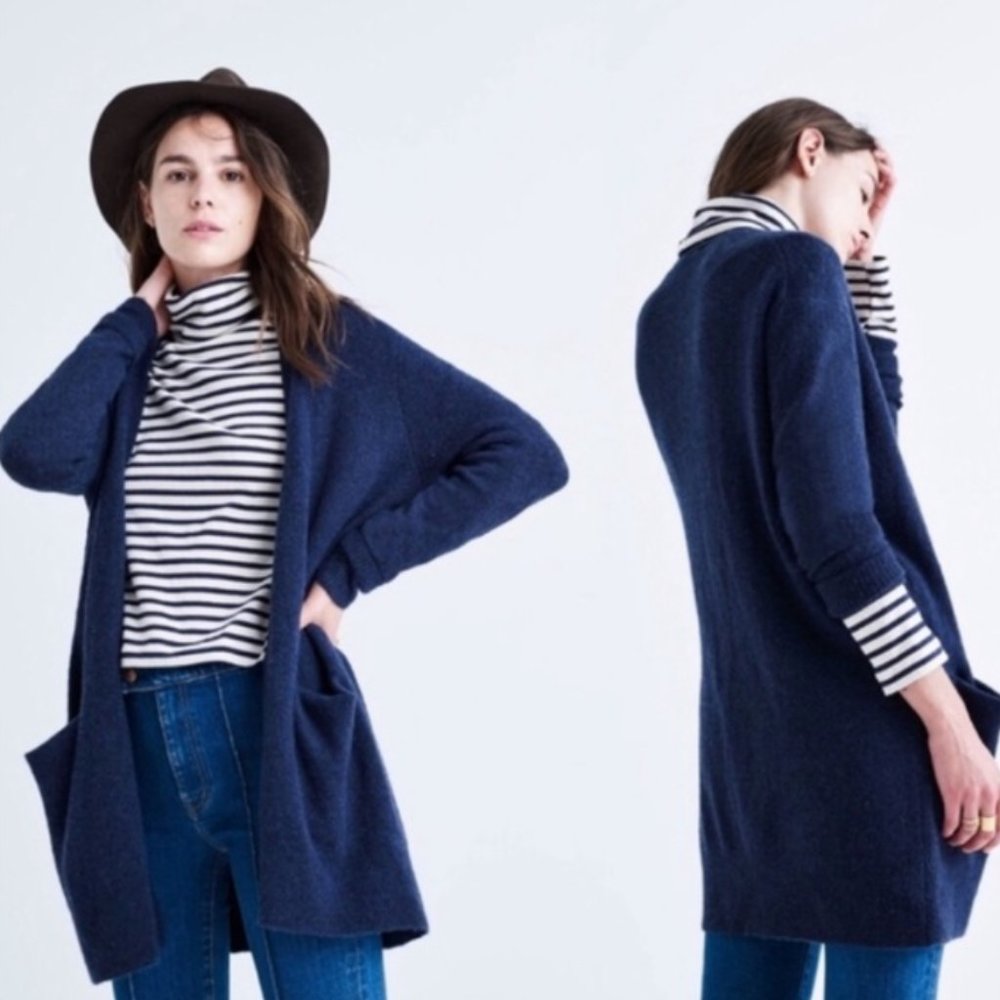 Madewell Kent Cardigan Sweater in Coziest Yarn